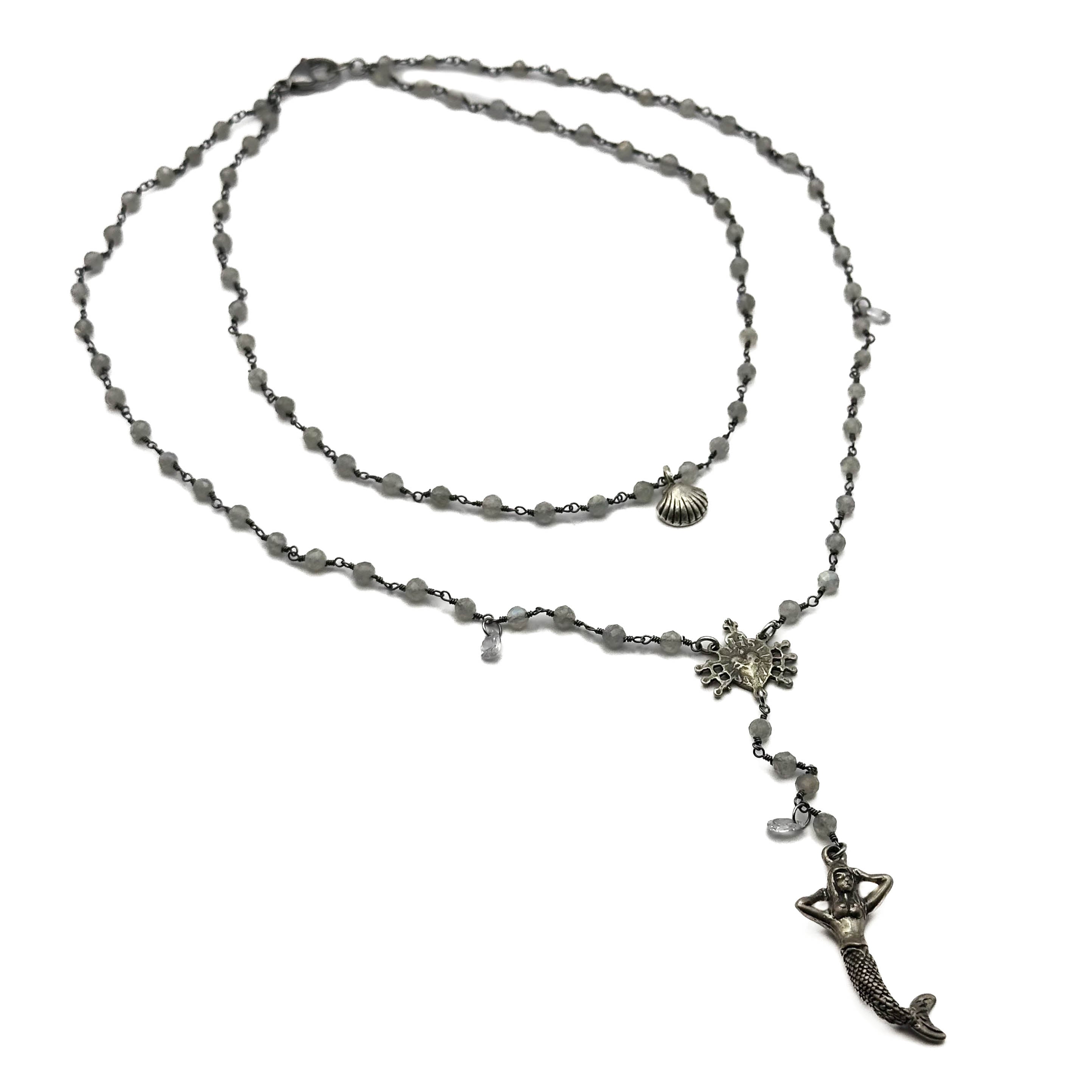 The Siren Of Sicily Rosary Necklace