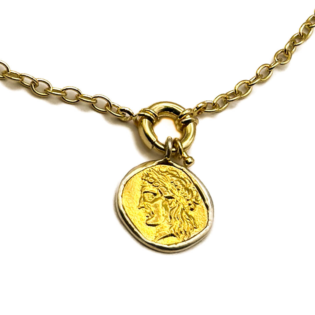 Roman Coin Treasure Necklace