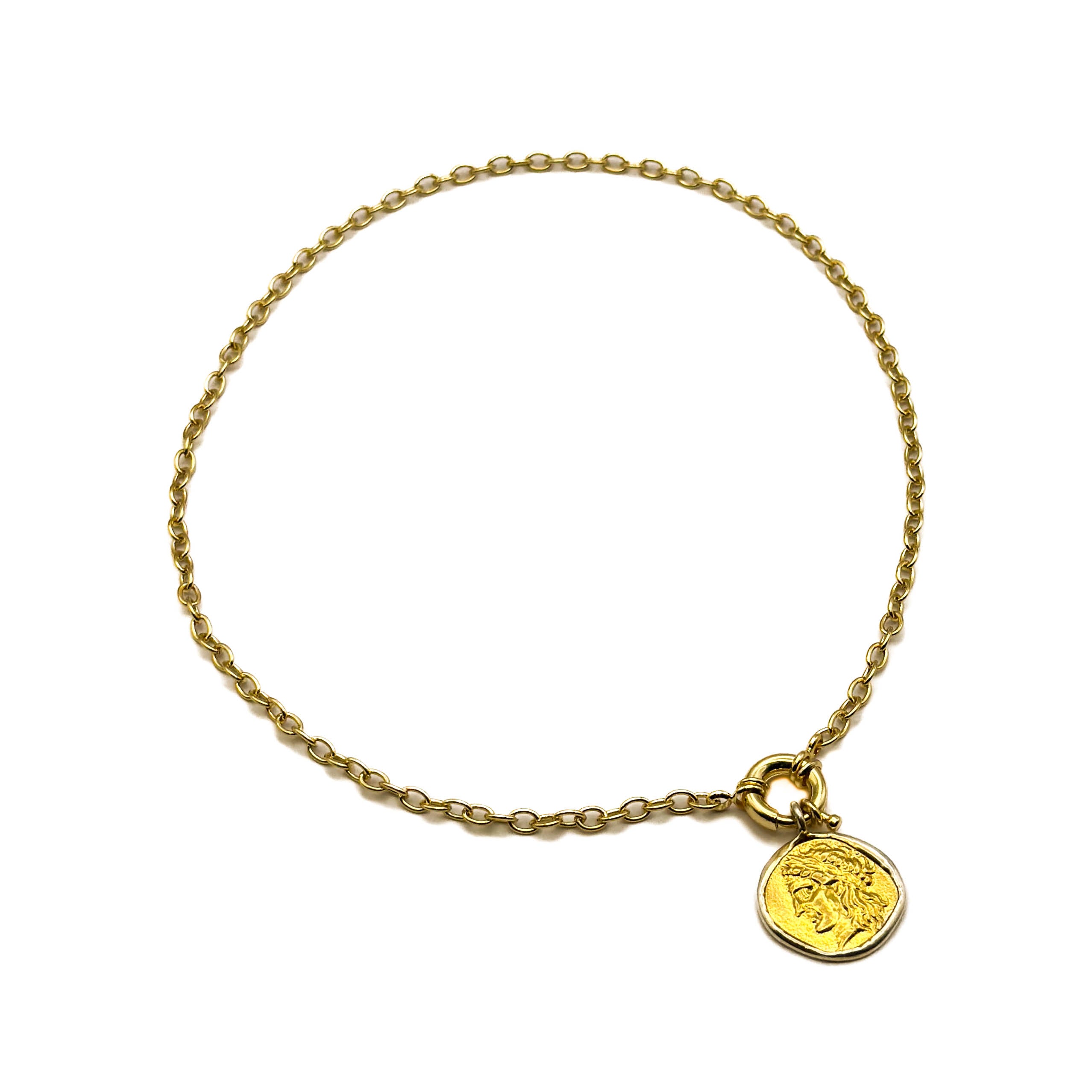 Roman Coin Treasure Necklace