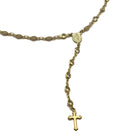 Gold Sirena Rosary Necklace