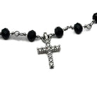 The Caviar Cross Necklace