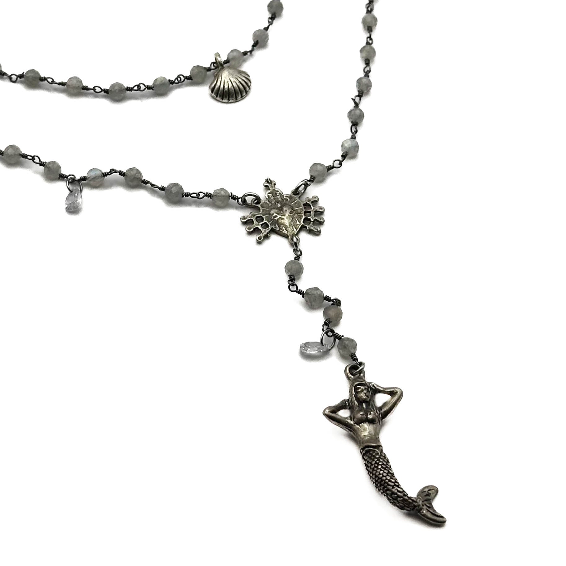 The Siren Of Sicily Rosary Necklace