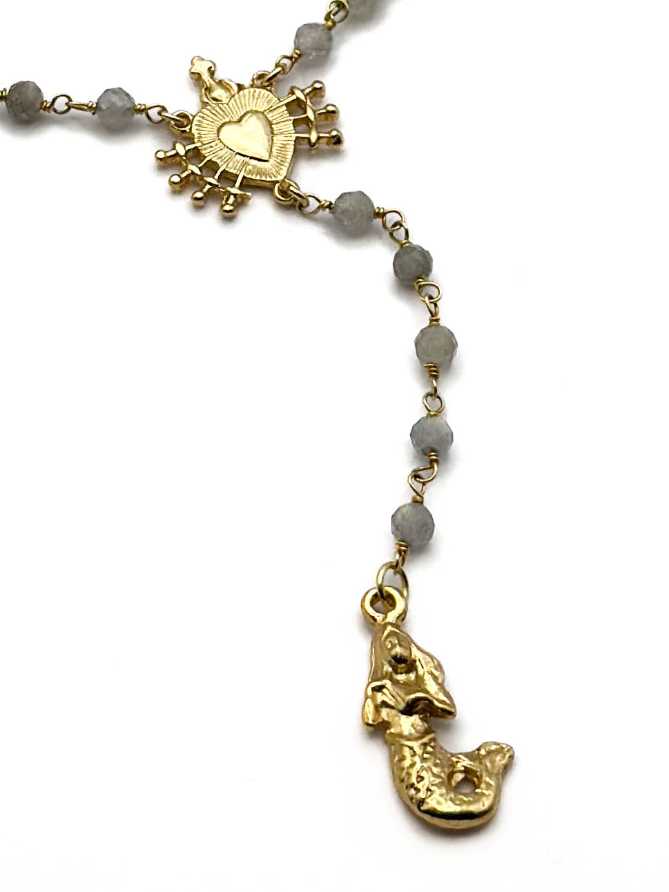 Golden Mermaid Lagoon Rosary