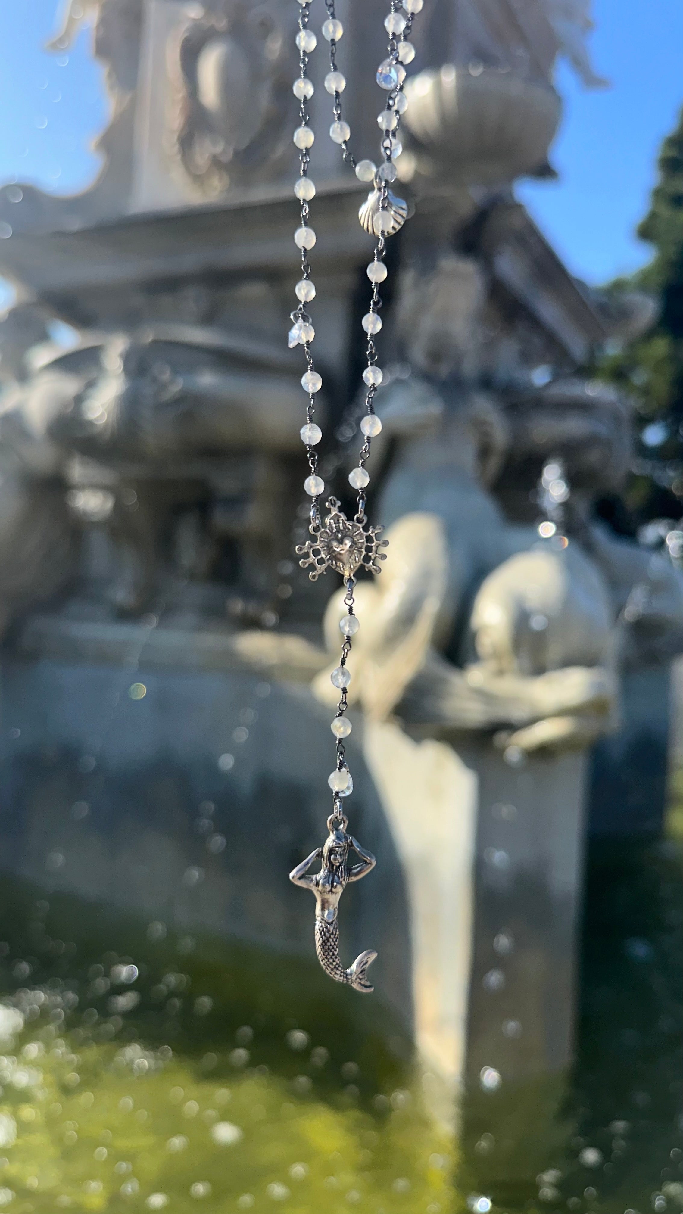 The Siren Of Sicily Rosary Necklace